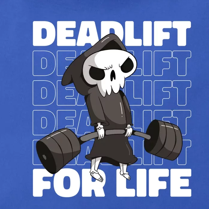 Fitness Gym Motivational Quote Deadlift For Life Gift Zip Tote Bag