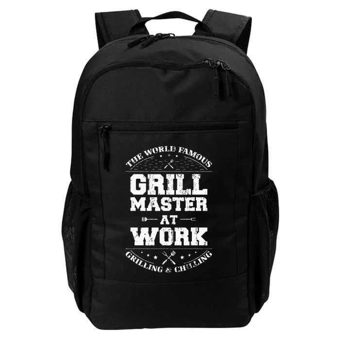 Funny Grill Master BBQ Chef Smoked Meat Lover Gift Barbecue Daily Commute Backpack