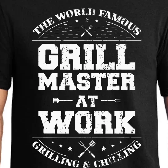 Funny Grill Master BBQ Chef Smoked Meat Lover Gift Barbecue Pajama Set