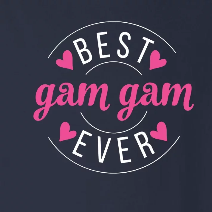 Funny Grandma Mothers Day For The Best Gam Gam Ever VNeck Toddler Long Sleeve Shirt