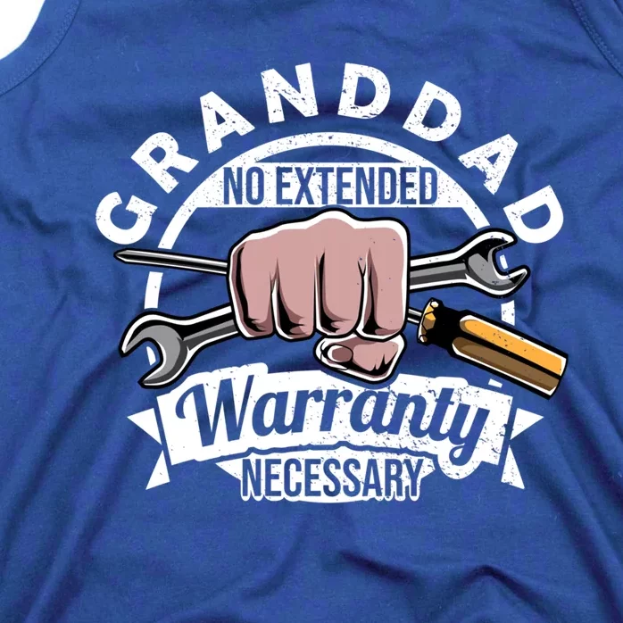 Funny Granddad Mr Fix It Handy My Tools Mechanic Grandpa Gift Tank Top