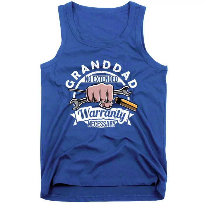 Funny Granddad Mr Fix It Handy My Tools Mechanic Grandpa Gift Tank Top