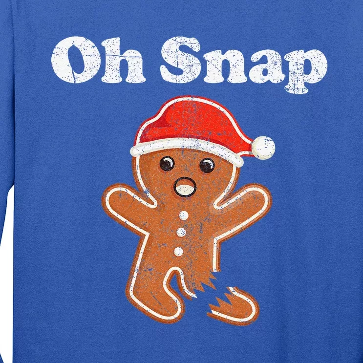 Funny Gingerbread Man Oh Snap Christmas Cookie Costume Long Sleeve Shirt