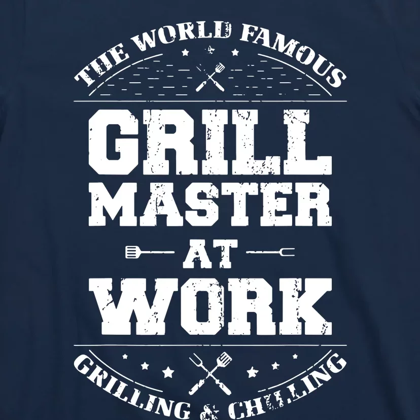 Funny Grill Master BBQ Chef Smoked Meat Lover Gift Barbecue T-Shirt