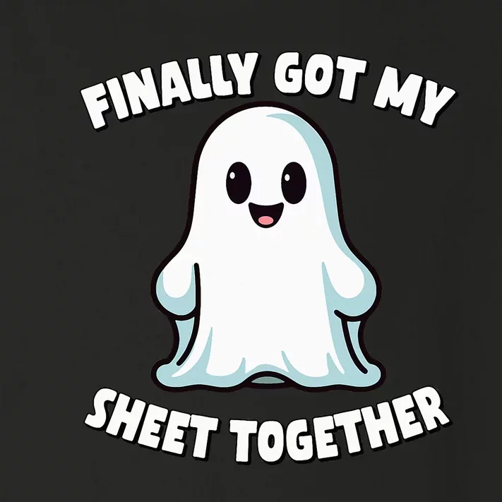 Finally Got My Sheet Together Boo Ghost Halloween Toddler Long Sleeve Shirt