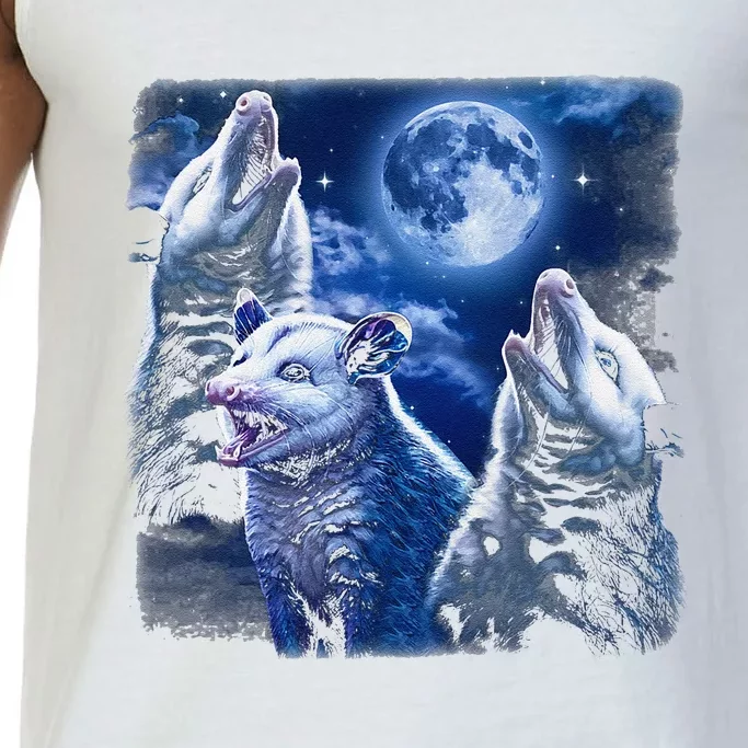 Funny Graphic Moons Opossum Starry Night & Opossums Possum Animals Comfort Colors® Tank Top