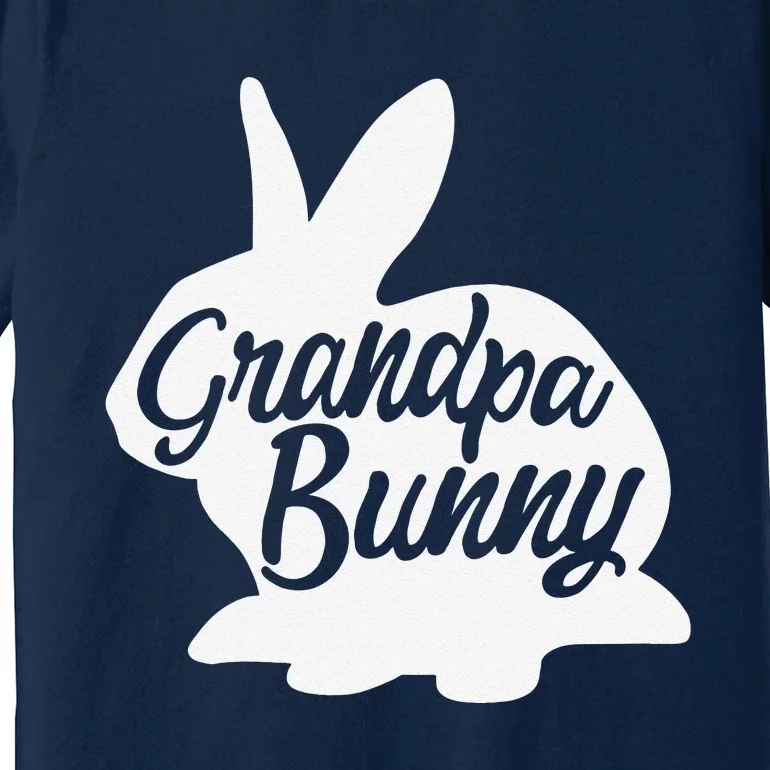 Family Group Matching Easter Grandpa Bunny Premium T-Shirt