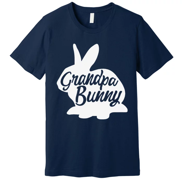 Family Group Matching Easter Grandpa Bunny Premium T-Shirt