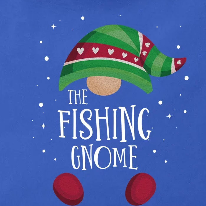 Fishing Gnome Matching Christmas Pjs Family Pajamas Fishing Gift Zip Tote Bag