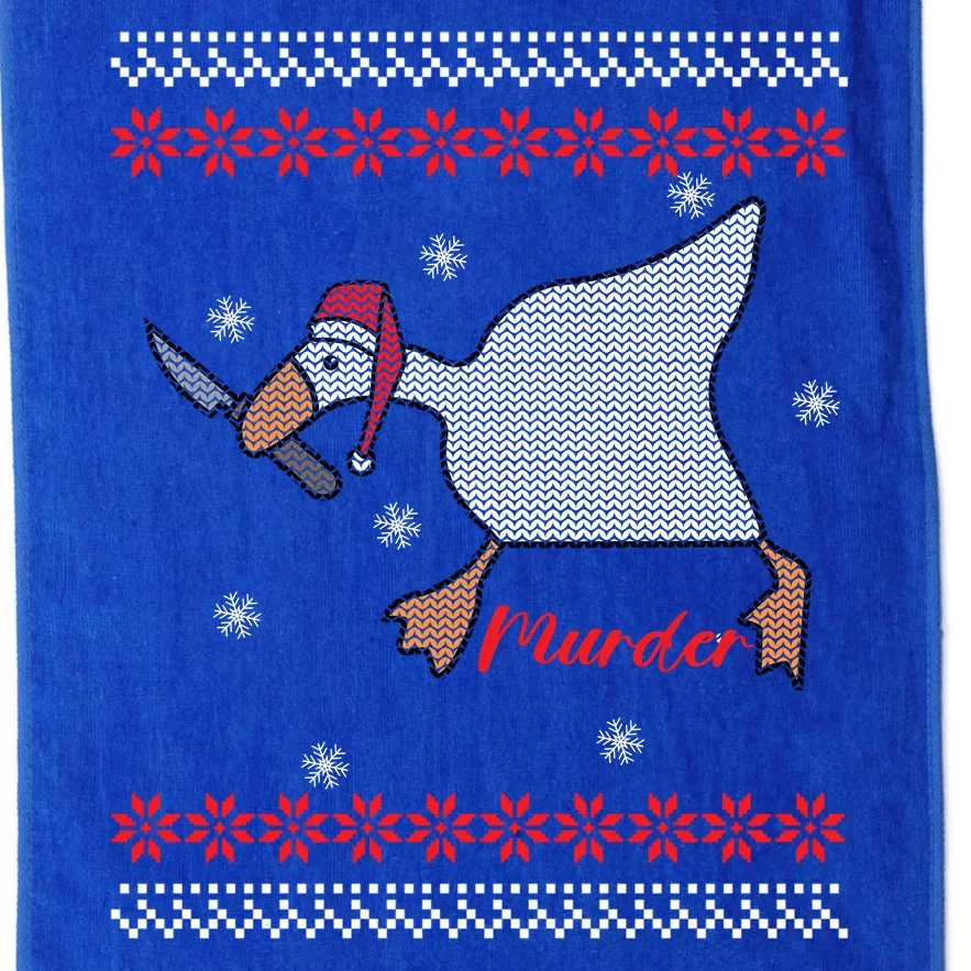 Funny Goose Murder For Xmas Platinum Collection Golf Towel