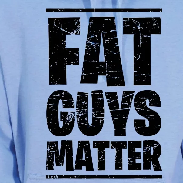 Fat Guys Matter Funny Unisex Surf Hoodie