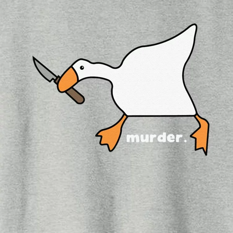 Funny Goose Murder Women's Crop Top Tee