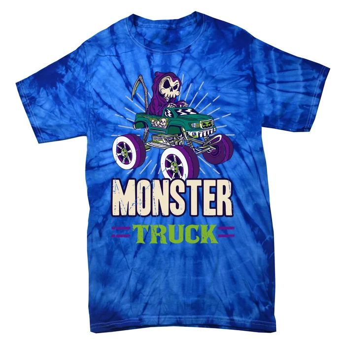 Funny Gangster Monster Truck For Cool Gift Tie-Dye T-Shirt