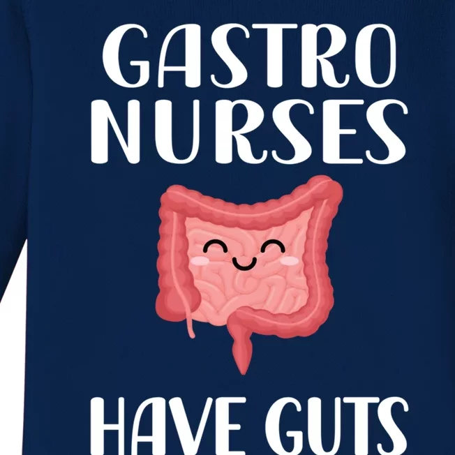 Funny Gastro Nurse Endoscopy Gastroenterology Nurse Gift Baby Long Sleeve Bodysuit