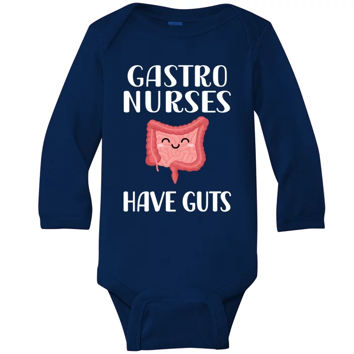 Funny Gastro Nurse Endoscopy Gastroenterology Nurse Gift Baby Long Sleeve Bodysuit