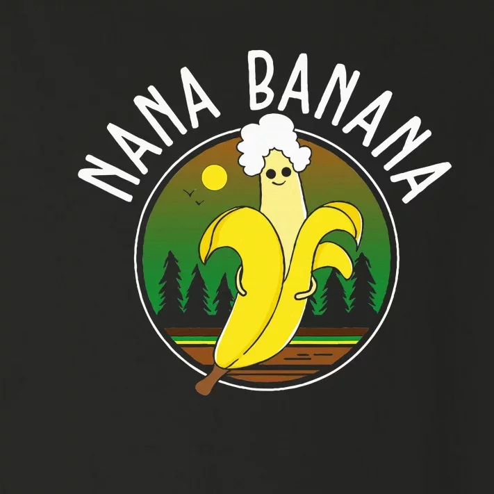 Funny Gift Nana Banana Gift Toddler Long Sleeve Shirt