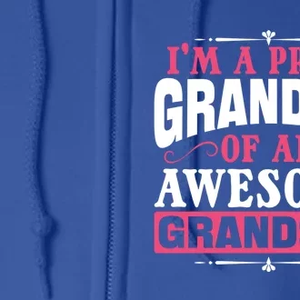 Family Granny Nana Grandmother Grandson Mothers Day Grandma Funny Gift Full Zip Hoodie