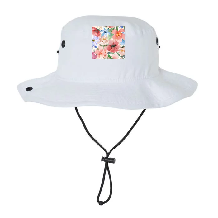 Flower Garden Nature Pattern Legacy Cool Fit Booney Bucket Hat