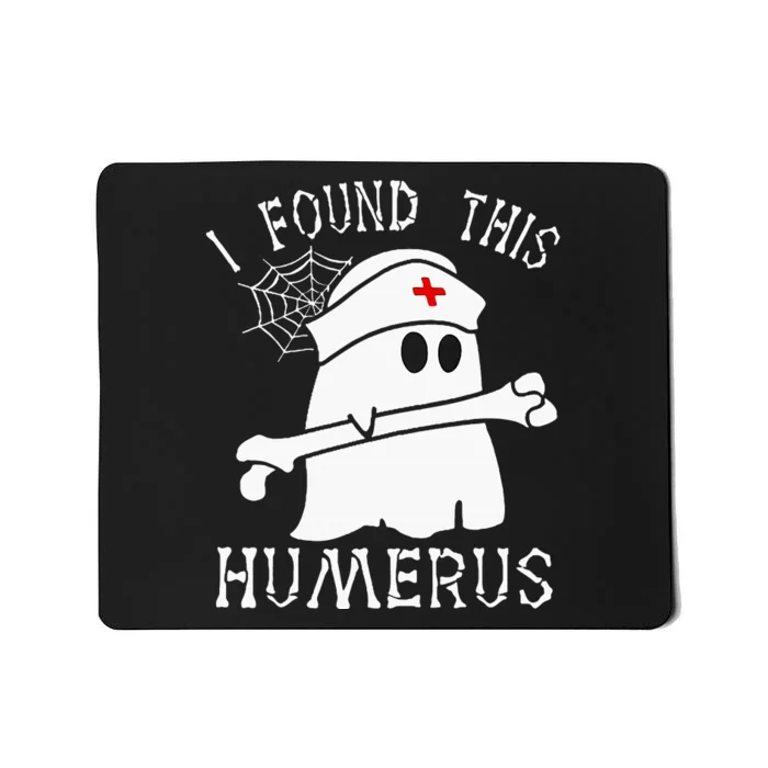 Funny Ghost Nurse Halloween Costume Mousepad