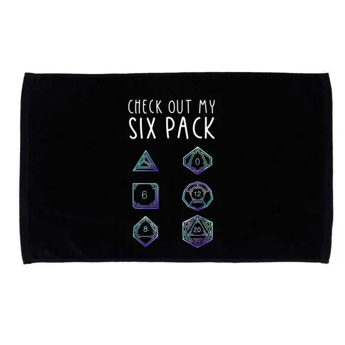 Funny Gamer , Nerdy Gamer Tee, Check Out Six Pack Microfiber Hand Towel