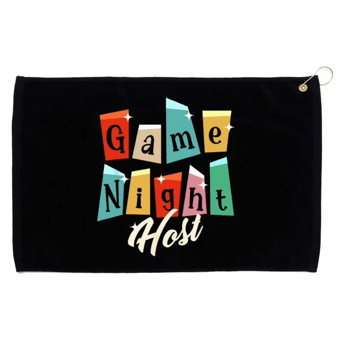 Family Game Night Game Night Host Grommeted Golf Towel