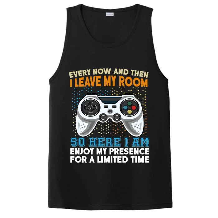 Funny Gamer Nerd Gaming Performance Tank