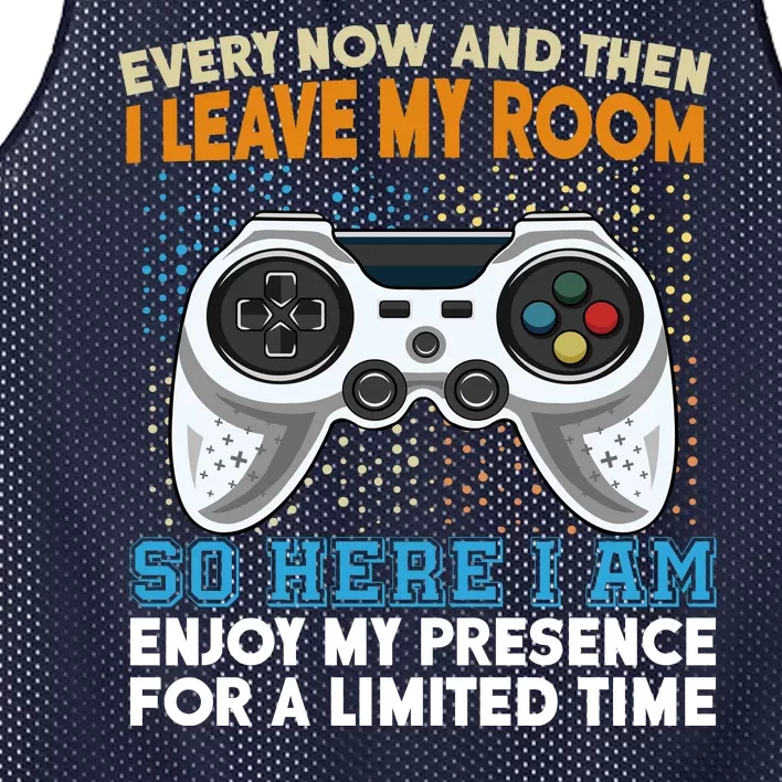 Funny Gamer Nerd Gaming Mesh Reversible Basketball Jersey Tank