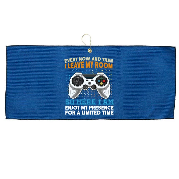 Funny Gamer Nerd Gaming Large Microfiber Waffle Golf Towel