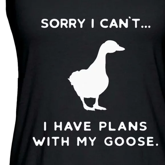 Funny Goose Outfit Geese Poultry Farm Xmas Party Christmas Ladies Essential Flowy Tank