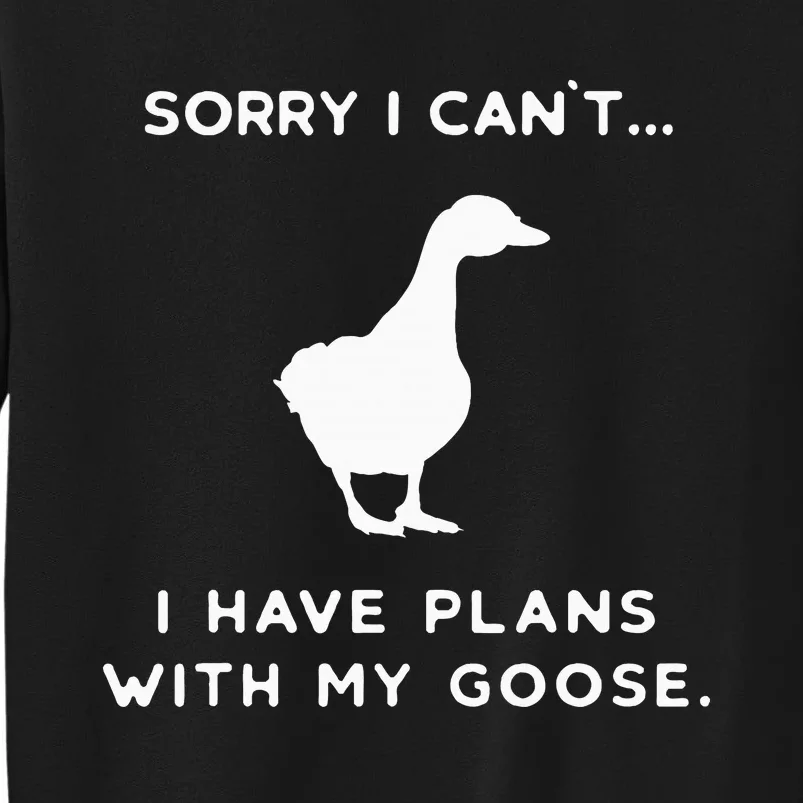 Funny Goose Outfit Geese Poultry Farm Xmas Party Christmas Tall Sweatshirt