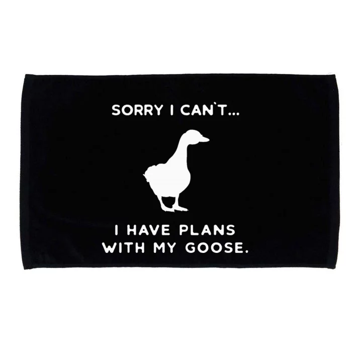 Funny Goose Outfit Geese Poultry Farm Xmas Party Christmas Microfiber Hand Towel