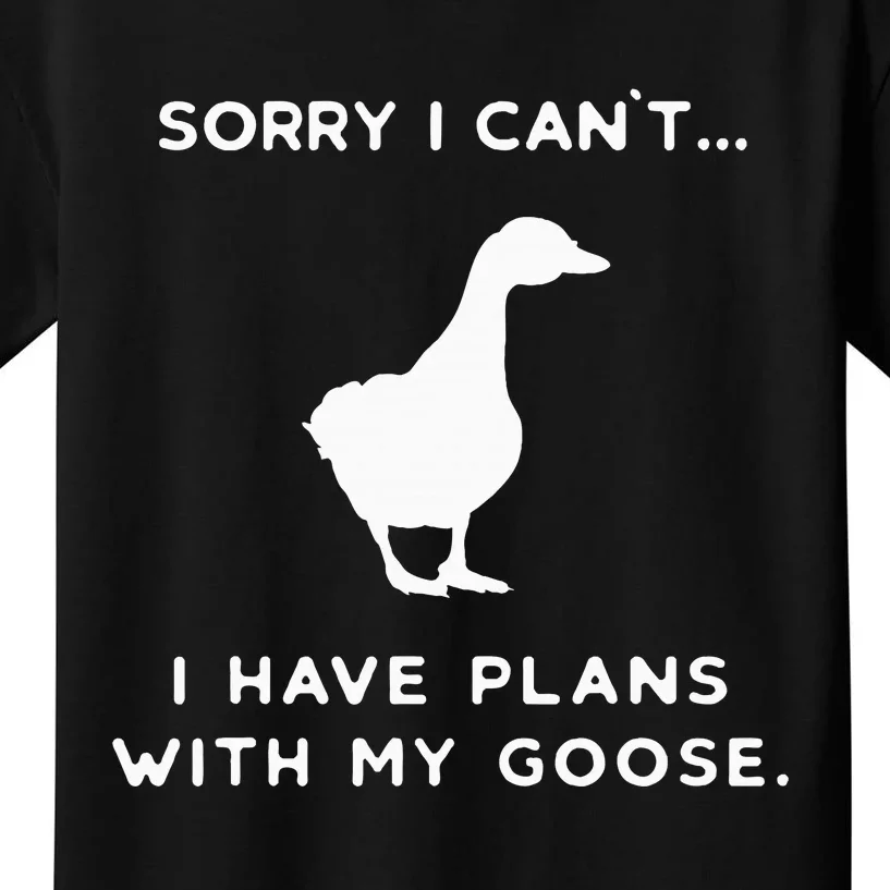 Funny Goose Outfit Geese Poultry Farm Xmas Party Christmas Kids T-Shirt