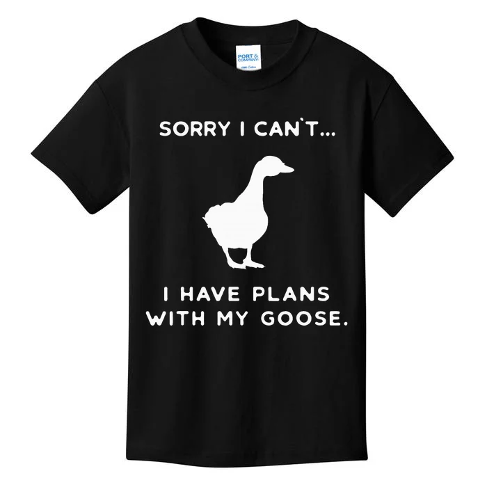 Funny Goose Outfit Geese Poultry Farm Xmas Party Christmas Kids T-Shirt