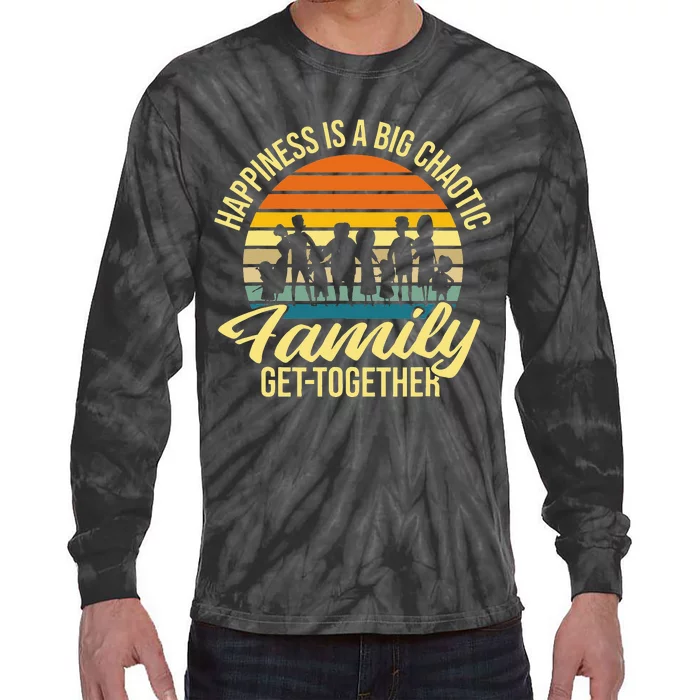 Funny Group Outfit Big Family Reunion Family Party Tie-Dye Long Sleeve Shirt