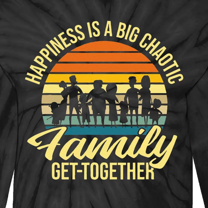 Funny Group Outfit Big Family Reunion Family Party Tie-Dye Long Sleeve Shirt