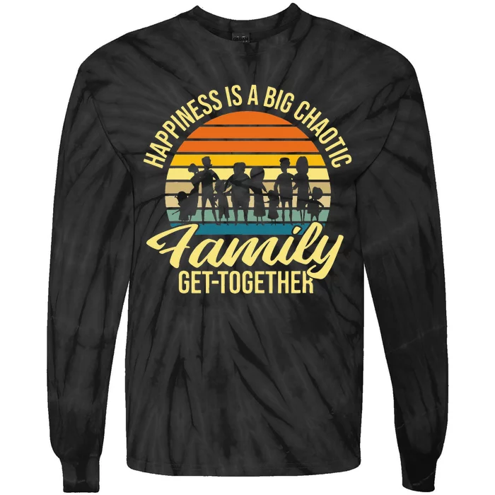 Funny Group Outfit Big Family Reunion Family Party Tie-Dye Long Sleeve Shirt