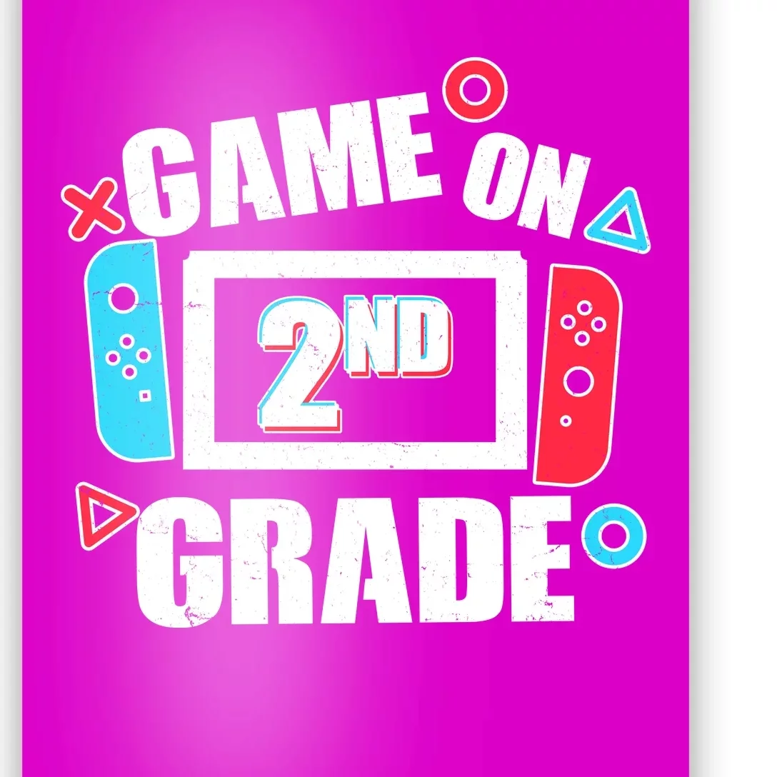 Funny Game On 2nd Second Grade Poster