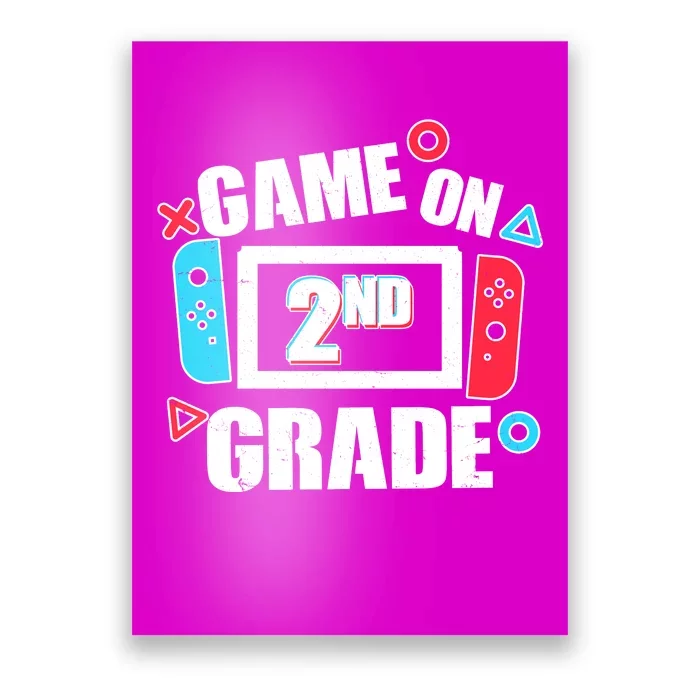 Funny Game On 2nd Second Grade Poster