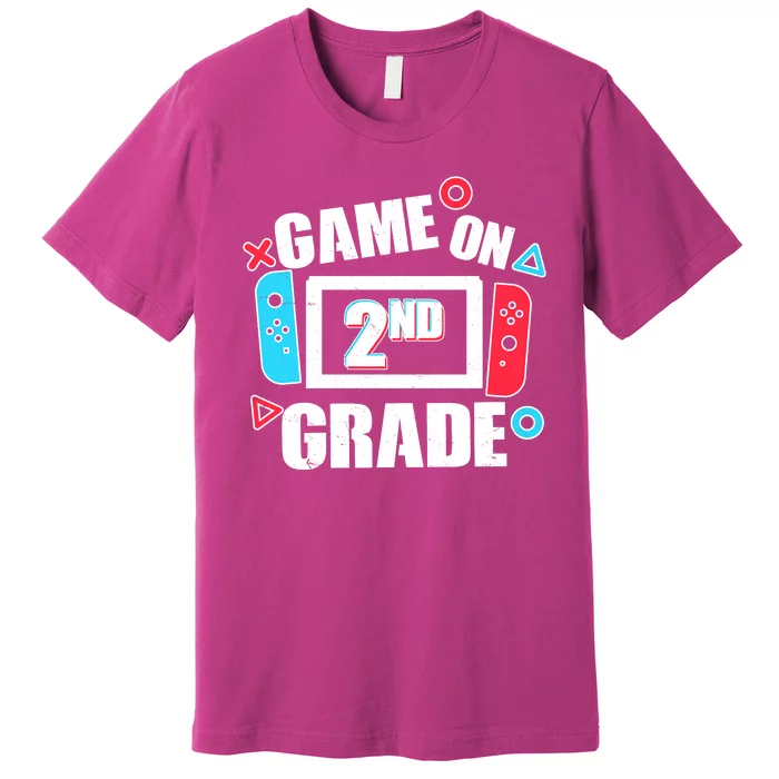 Funny Game On 2nd Second Grade Premium T-Shirt