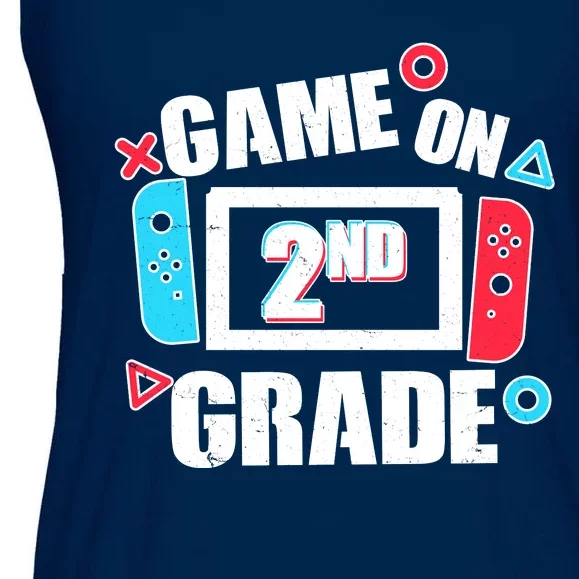 Funny Game On 2nd Second Grade Ladies Essential Flowy Tank