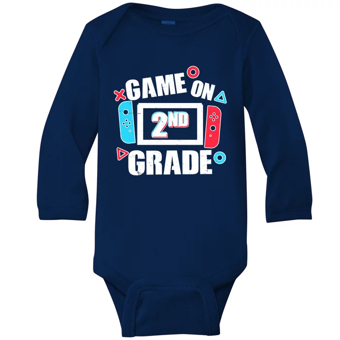 Funny Game On 2nd Second Grade Baby Long Sleeve Bodysuit