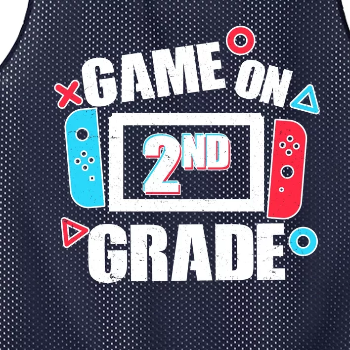 Funny Game On 2nd Second Grade Mesh Reversible Basketball Jersey Tank