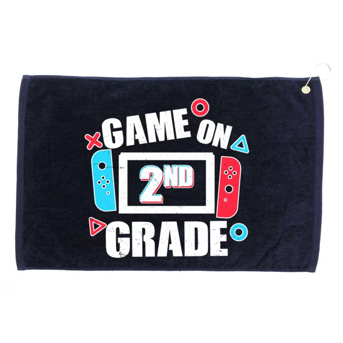 Funny Game On 2nd Second Grade Grommeted Golf Towel