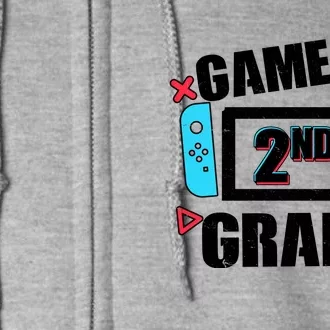 Funny Game On 2nd Second Grade Full Zip Hoodie