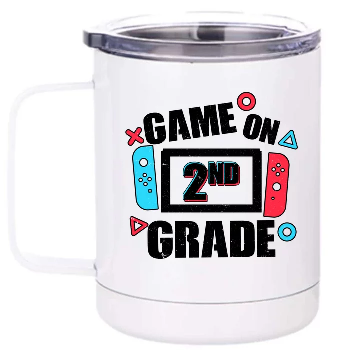 Funny Game On 2nd Second Grade Front & Back 12oz Stainless Steel Tumbler Cup