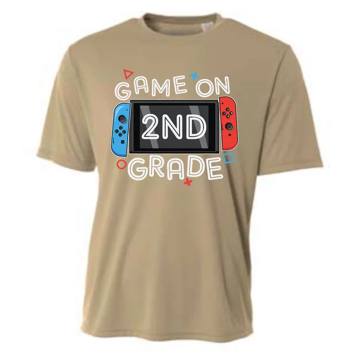 Funny Game On 2nd Grade Gamer Back To School Cooling Performance Crew T-Shirt