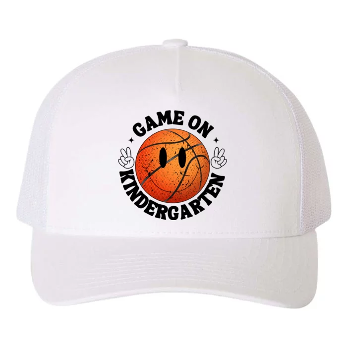 Funny Game On Kindergarten Basketball First Day Of School Yupoong Adult 5-Panel Trucker Hat