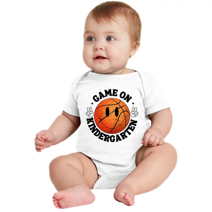 Funny Game On Kindergarten Basketball First Day Of School Baby Bodysuit