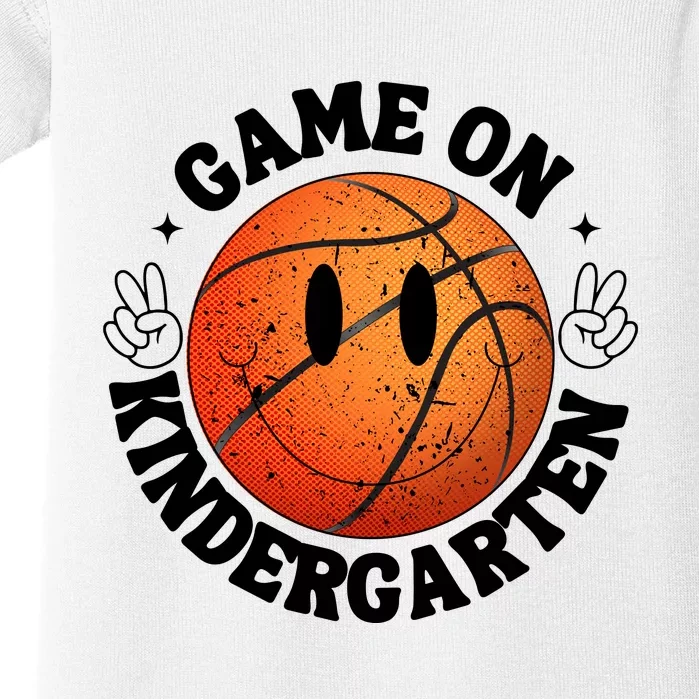 Funny Game On Kindergarten Basketball First Day Of School Baby Bodysuit