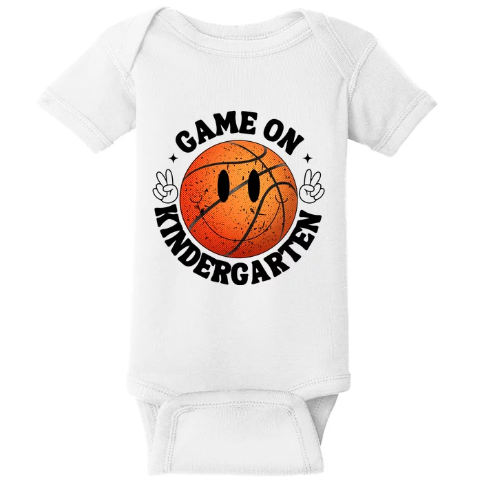 Funny Game On Kindergarten Basketball First Day Of School Baby Bodysuit